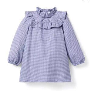 NWT Girls Janie and Jack Houndstooth Ruffle Collared Dress Size 5